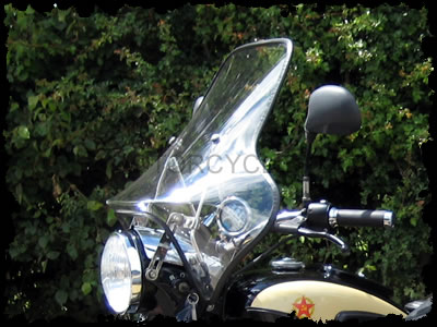 Motorcycle screen